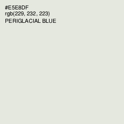 #E5E8DF - Periglacial Blue Color Image